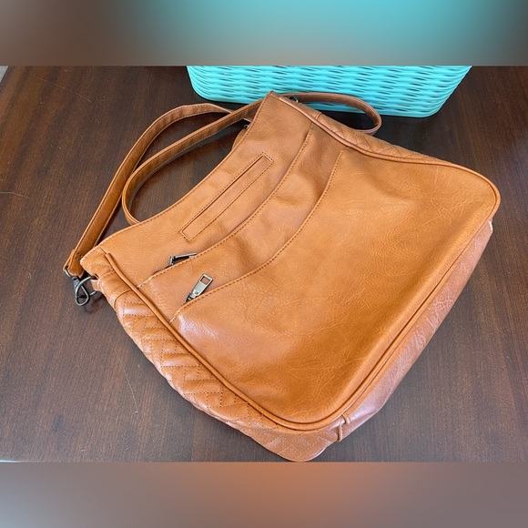 Sam & Hadley Handbags - Sam & Hadley Crossbody Shoulder Bag Faux Leather